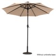 thumbnail image 4 of 9FT Strip Light Umbrella Waterproof Folding Sunshade Top Color(Resin Baseis Not Included, And 75690825、65010574、94617980、53133242 Codes Are Required For The Resin Base), 4 of 30