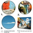 thumbnail image 3 of Designart "Pop Art Athens I" Athens Floater Framed Canvas Wall Art, 3 of 7