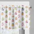 thumbnail image 3 of Ambesonne Kitchen Valance Pack of 2, Veggies Eggplants Carrots, 54"X12", Multicolor, 3 of 5