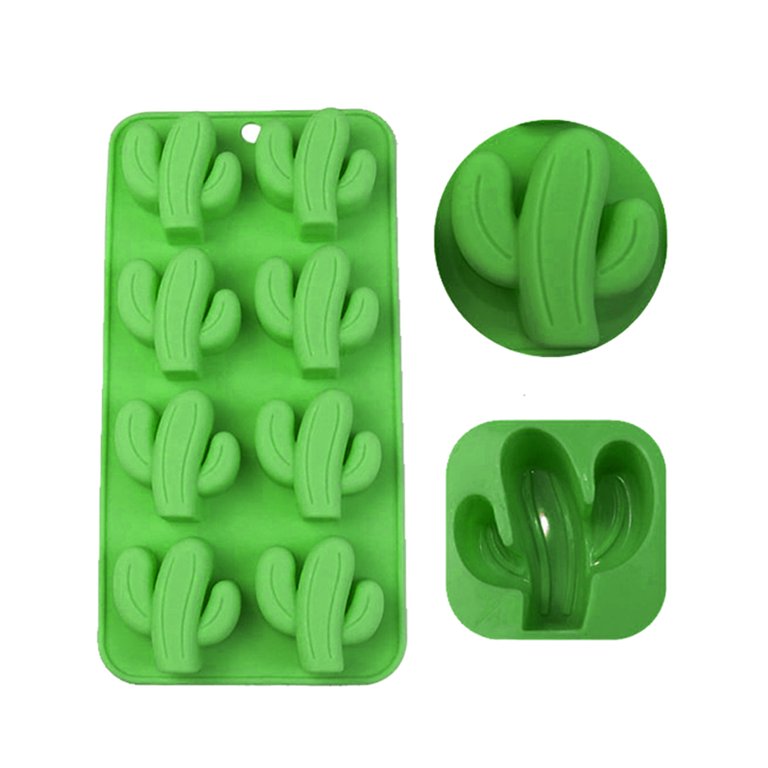 Lime Green Silicone Palm Tree Ice Tray - 4.5 oz. - Tropical Fun & Flexible  Mold - Ideal for Luau & Summer Parties (1 Pc.)