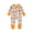 Apricot, variant on Newborn Baby Girl Boy Halloween Rompers Clothes Cute Pumpkin Print Crewneck Long Sleeve Jumpsuit 0 3 6 12 Months Halloween Outfits