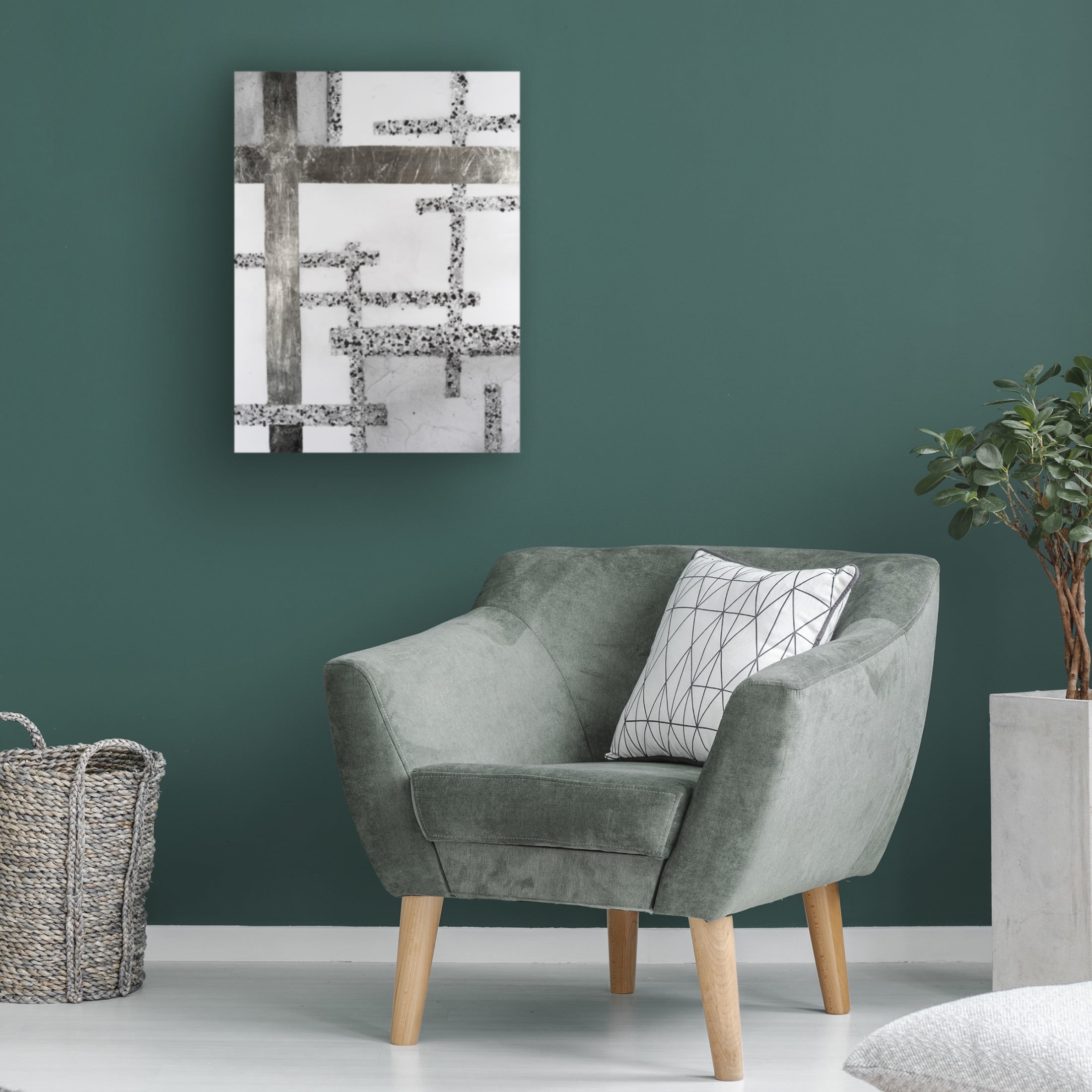 Trademark Fine Art Vanna Lam Terrazzo Grid II Canvas Wall Art