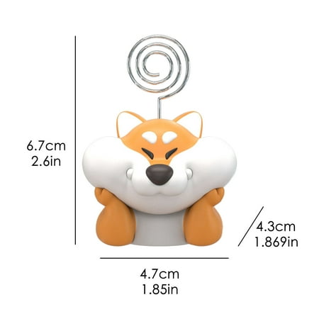 

3D Cute Cartoon Animals Card Photo Holder Table Number Memo Note Stands Holder