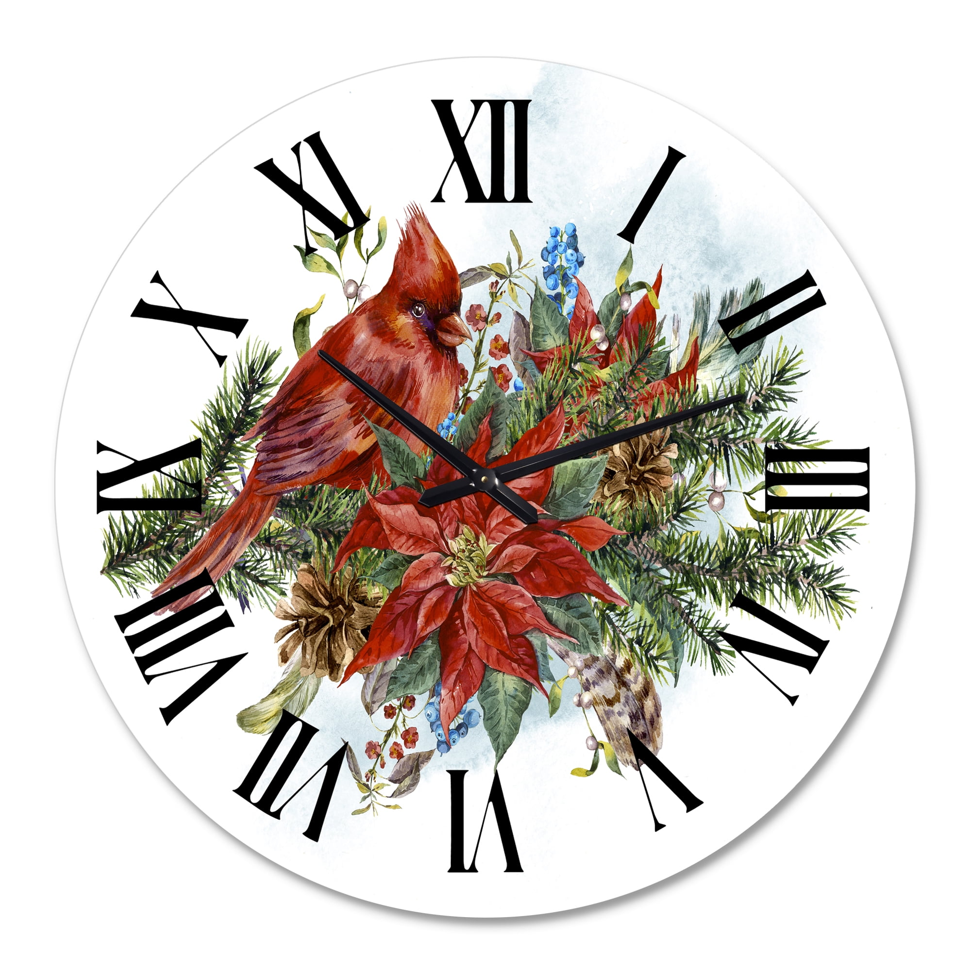 Designart 1 in Quartz Traditional Wall Clock