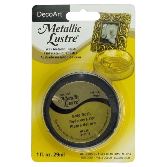 Decoart Metallic Lustre 1oz Gold Rush
