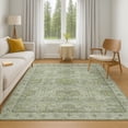 thumbnail image 7 of Addison Rugs Mayfield Premium Machine Washable Transitional Border Aloe Rectangle Rug, 8' x 10', 7 of 7