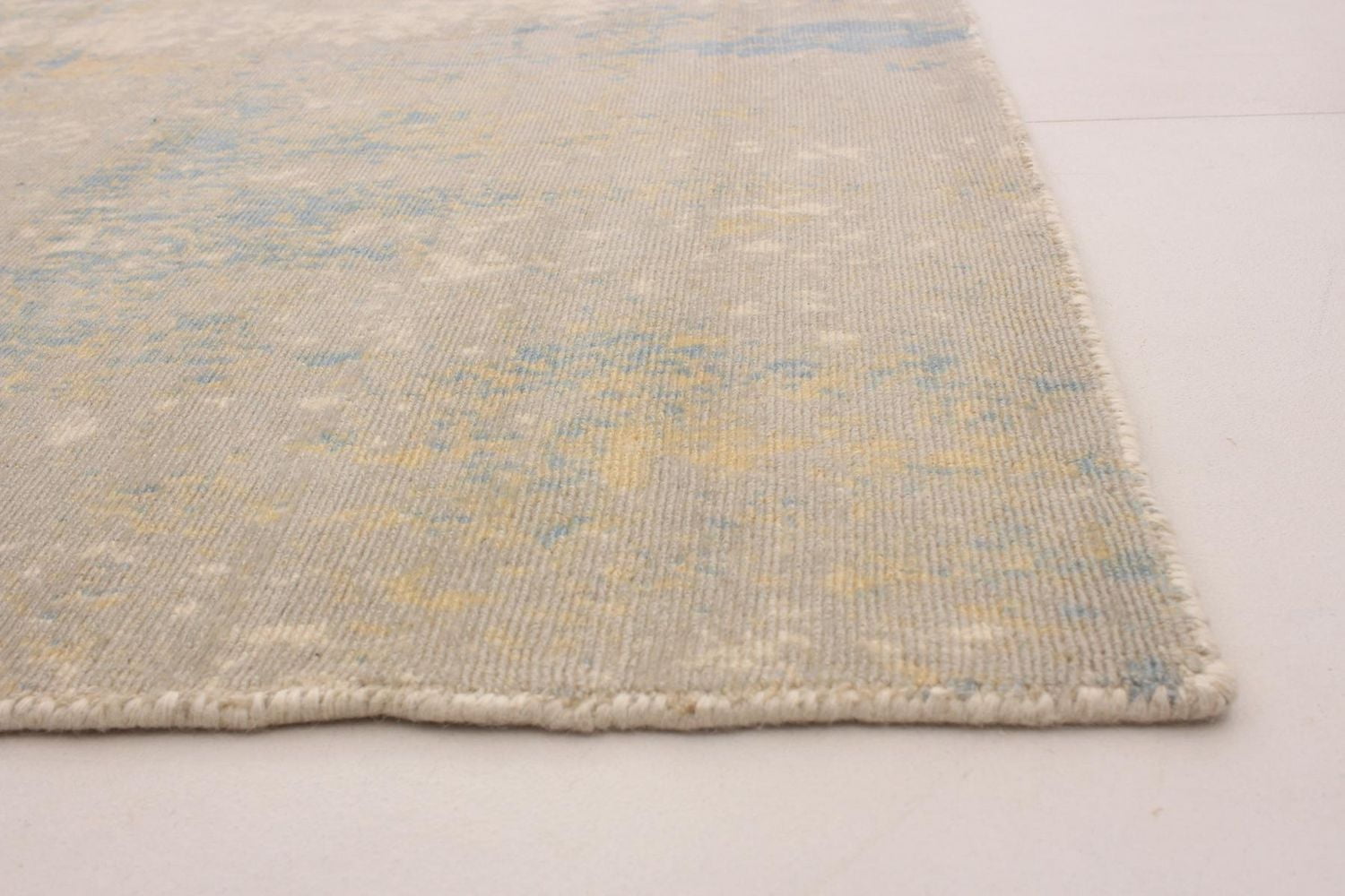 ECARPETGALLERY 5'1" x 7'4" Contemporary Galleria Hand-knotted Area Rug for Living Room, Dining Room and Bedroom in Grey