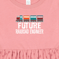 thumbnail image 4 of Inktastic Future Railroad Engineer Train Girls Baby Dress, 4 of 5