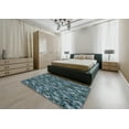 thumbnail image 4 of Ahgly Company Indoor Rectangle Patterned Deep-Sea Blue Novelty Area Rugs, 2' x 5', 4 of 6