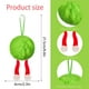 thumbnail image 3 of Adornos Navideños Peludos Verdes | Bolas Navideñas de Felpa Suave con Cinta | Bolas Decorativas Ligeras y Duraderas para Coronas, Centros de Mesa y Fiestas, 3 of 6
