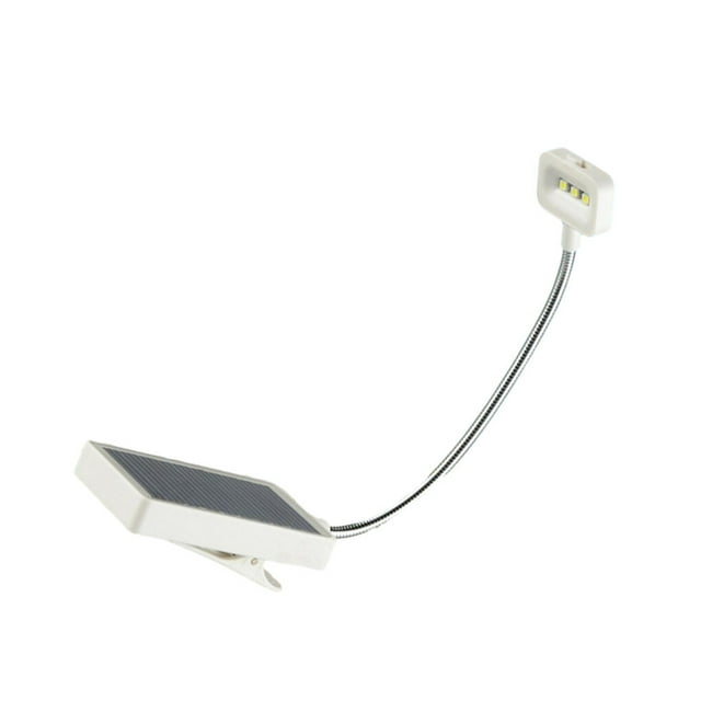 Lampe de Bureau LED Solaire Portable Lampe de Protection de Table Réglable Lampe de Lecture Lampe de Bureau Chargeur USB