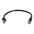thumbnail image 2 of C2G 6ft Cat6 Snagless Unshielded (UTP) Ethernet Network Patch Cable - Black - Patch cable - RJ-45 (M) to RJ-45 (M) - 6 ft - UTP - CAT 6 - snagless, stranded - black, 2 of 5