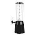 thumbnail image 4 of Torre dispensadora cerveza resistente, Margarita 3L con báscula, dispensador bebidas mesa para cocinas, fiestas, exteriores, pared, hogar negro, 4 of 8