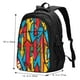 thumbnail image 5 of Balery Colorful Arrow Graffiti Pattern Mochila con carga USB para hombre y mujer - Mochila impermeable y antirrobo para portátil con puerto USB para viajes, trabajo, estudios y universidad, 5 of 7