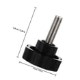 thumbnail image 2 of Phenofice bolts with plastic knobs Knob Tightening Screw Black ABS Carbon Steel 1 Set, 2 of 7