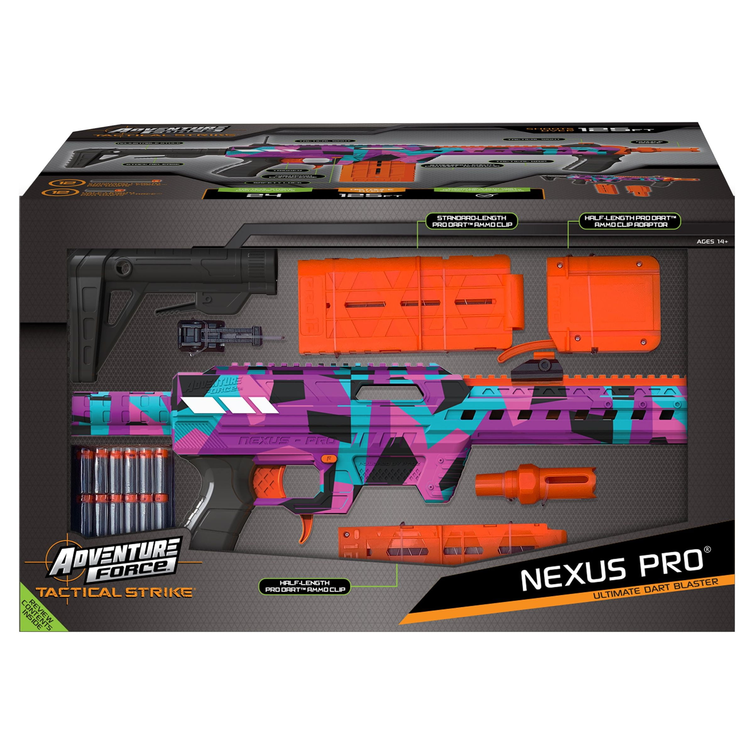 Adventure Force Tactical Strike Nexus Pro Camo Dart Blaster Shoots