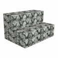 thumbnail image 1 of Grey and White Foldable Mattress, Brainpan Head, 74.8" x 35.4", Grey Black White, by Ambesonne, 1 of 6