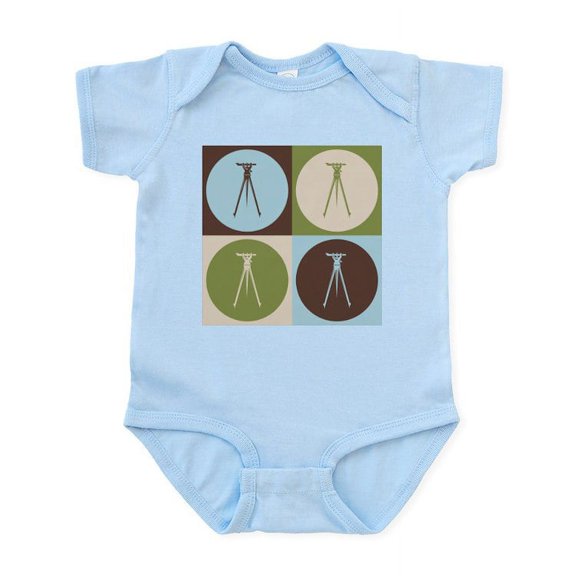 CafePress - Surveying Pop Art Infant Bodysuit - Baby Light Bodysuit, Size Newborn - 24 Months