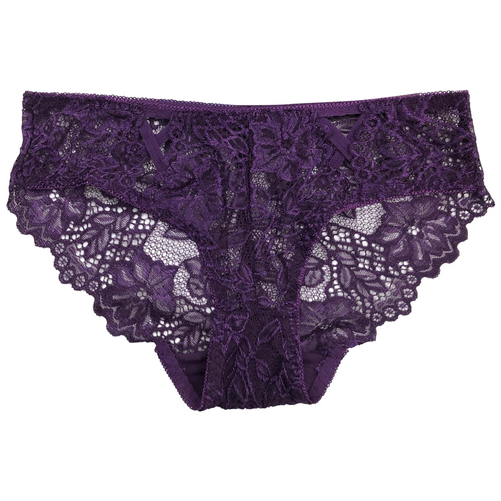 Buy The Secret Boutique Women Sexy Briefs Underwear Nice Elastic Knickers  Panties Free Size Purple at