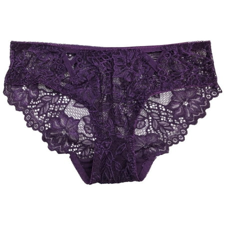 

Booker Women Underwear Simple Solid Color Lace Comfortable Simple Panties