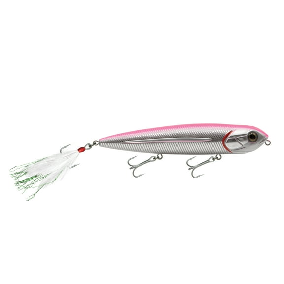 Livingston Lures Walking Boss Salt Series-Pink Back/Chrome Belly