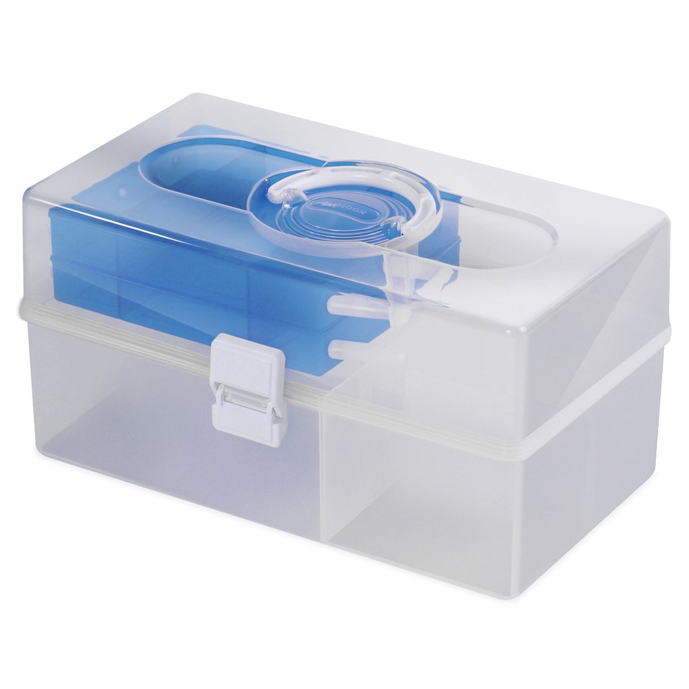 livinbox TB Plastic Handle Portable Project Storage Tool Box Container