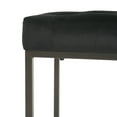 thumbnail image 6 of Upholstered Button Tufted Bench,Black and Bronze, 6 of 26