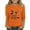 #A04-Saffron, variant on Abcomgle Halloween T Shirts for Girls Spooky Pumpkin Face Graphic Tshirts for Girls Crewneck 3/4 Raglan Sleeve Shirts for Kids Fall Funny Holiday Top for Girls,12-13 Years