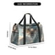 thumbnail image 3 of Balery Cool Cloud White Dragon Bolsa de Gimnasio para Mujeres, Bolsa de Viaje con Bolsillo Húmedo, Bolsa de Fin de Semana para Mujeres, Bolsa de Viaje Resistente al Agua, 3 of 7