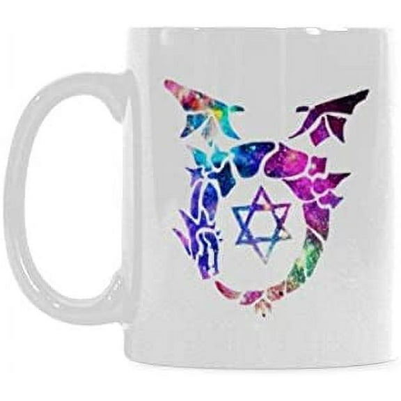 Homunculus Coffee Mug Ceramic Material Mugs Tea Cup White 11oz