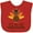 Red, variant on Inktastic My 1st Thanksgiving Turkey Boys or Girls Baby Bib