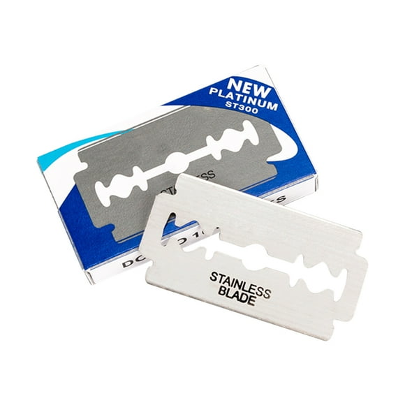 Double Edge Razor Blades Men Safety Razor Blade Stainless Steel Double Razor Shaving Blades for Smooth Precise and Clean Shaving