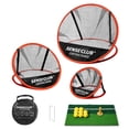 thumbnail image 1 of Red de golf SENSECLUB para interiores y exteriores con alfombrilla y pelotas, 1 of 6