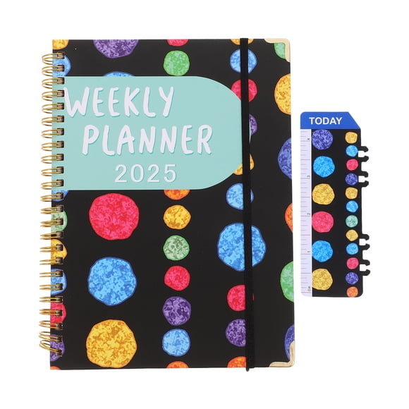 KAKOWELY monthly planner 2025 Planner From January To December Weekly Planner Agenda Daily Planner Academic Year English Planner Portable Notepad For Teacher Students School Office