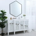 thumbnail image 4 of Metal frame hexagon mirror 41 inch in Black, 4 of 5