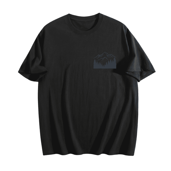 Men's 100% Cotton Short Sleeve Crewneck Graphic T-Shirt, Soft Breathable Moisture Wicking Casual Basic S-3XL