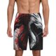 thumbnail image 1 of Balery Cool Black And White Dragon Pantalones cortos de pijama de punto de algodón para hombre con cinturilla y bolsillos-Medium, 1 of 6