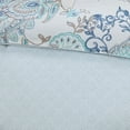 thumbnail image 6 of GDF Studio 8-Piece Cotton Floral Reversible Comforter Set, Shabby Chic Style, Queen Size, Blue, 6 of 12