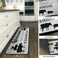 thumbnail image 4 of Farmhouse Style Kitchen Rugs Set 2 Pieces Non Skid Grey Kitchen Floor Rugs and Mats Kitchen Runner Rug Comfort Soft Standing Area Mat for Kitchen Floor Farmhouse Decor 17"x47"+17"x30", 4 of 6