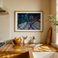 thumbnail image 4 of Boston Night Cityscape with Light Trails - Boston Massachusetts Photography City Skyline Neon Sign Nightlife Street Photography Modern Art Architecture Unframed Wall Art Print 32 x 48 inches, 4 of 7