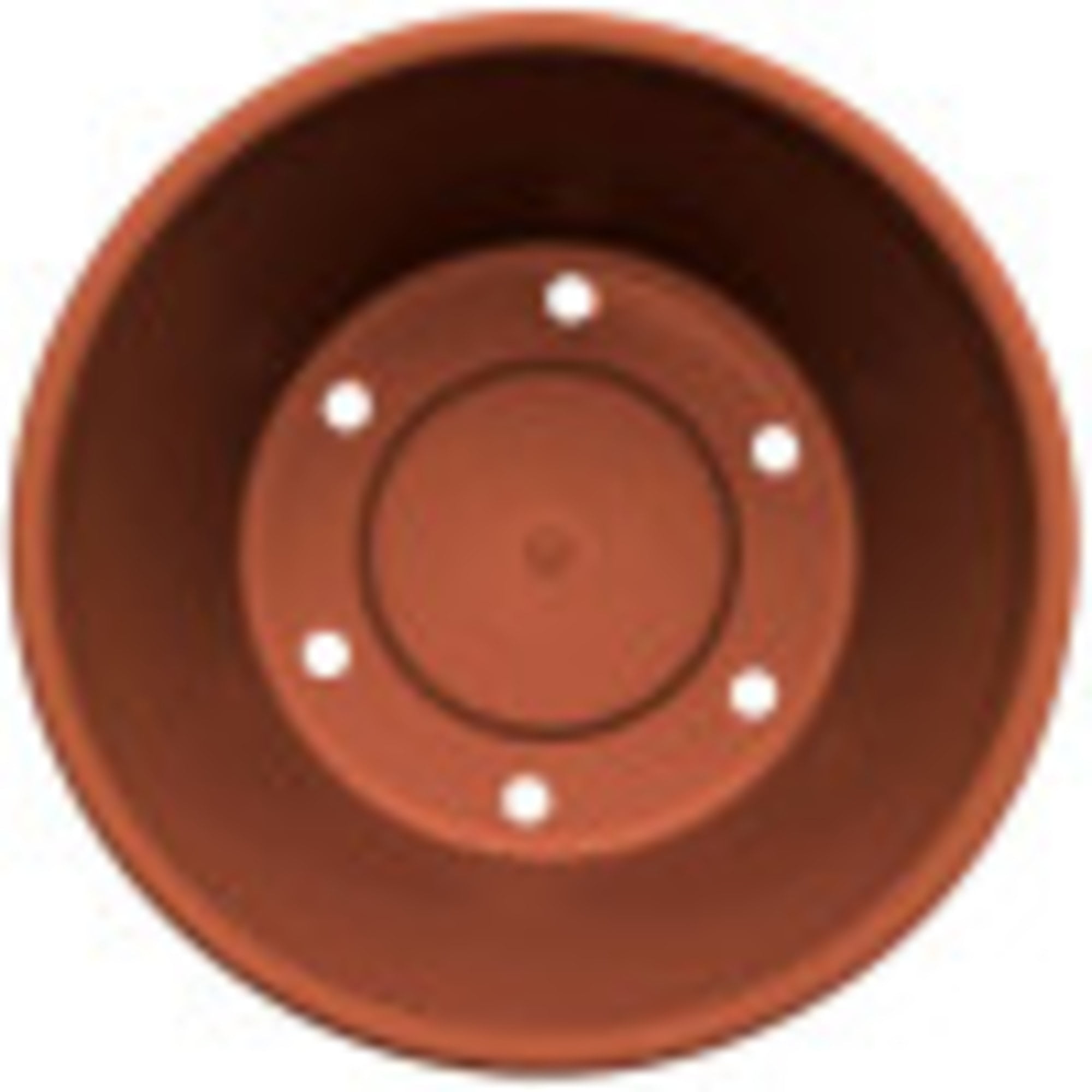 Bloem 14-in Terra Round Resin Planter - Terra Cotta Color (Saucer Not Included)