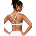 thumbnail image 2 of Top de Bikini CRZ YOGA con Nudo Frontal, Escote en V y Espalda Cruzada Blanco S, 2 of 5