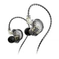 thumbnail image 2 of Matsuzay Teléfonos inteligentes con cable Auriculares intrauditivos Control de volumen Auriculares deportivos Auriculares para correr de 3,5 mm Cables de audio/vídeo Gris, 2 of 8