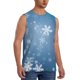thumbnail image 2 of Balery Snowflakes1 Camisetas sin mangas para hombre, absorbe la humedad y protege contra el mal olor.-Medium, 2 of 7