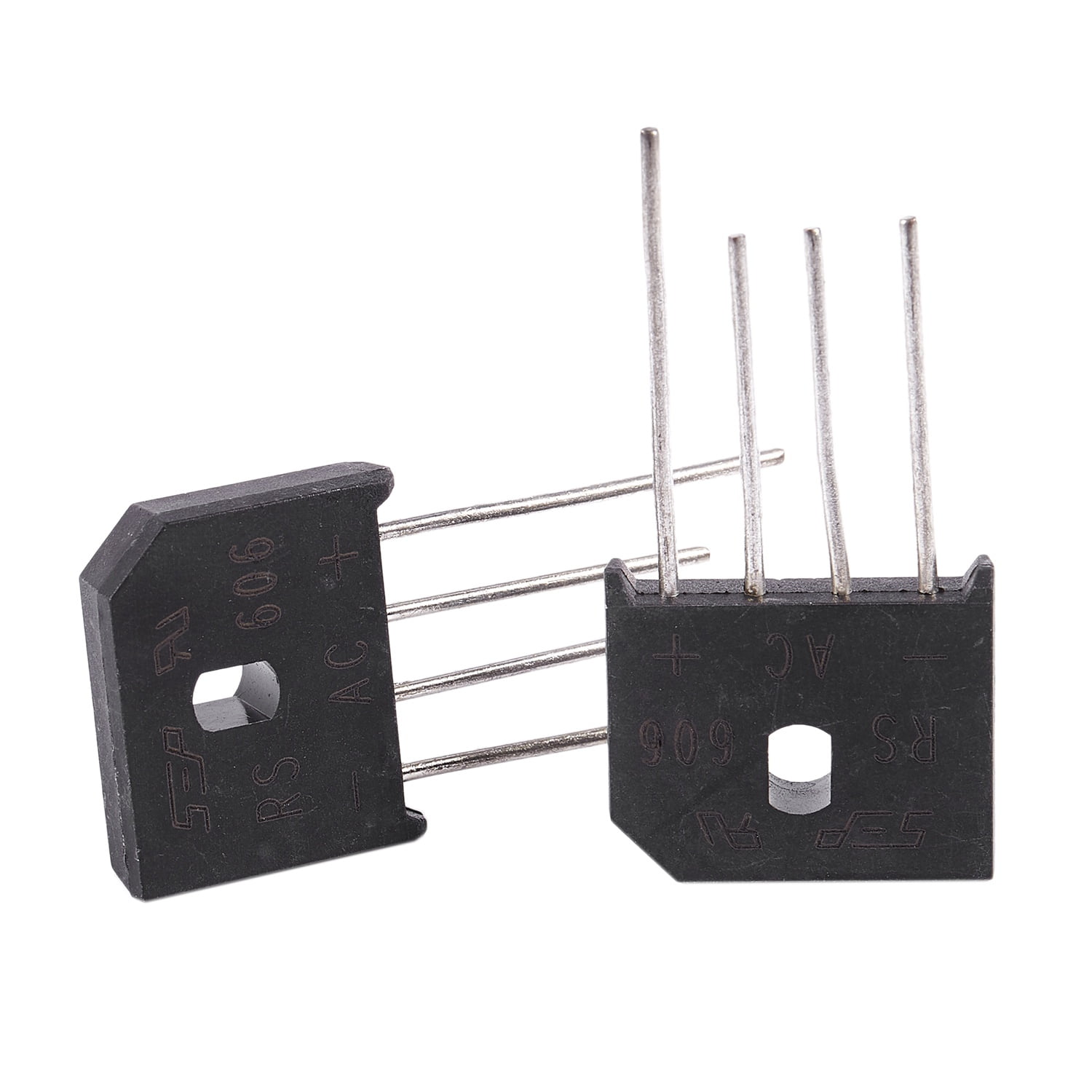 Buy 4 Pcs PCB 6A 600V Full Wave Single Phase Bridge Rectifiers RS606