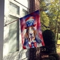 thumbnail image 7 of Basset Hound Patriotic American House Flag 28 in x 40 in, 7 of 7