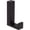 Matte Black, variant on Stone Harbor Hardware Modern Single Robe Hook, Satin Brass