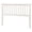 White, variant on Leo & Lacey Contemporary Twin Wood Headboard in Walnut Finish