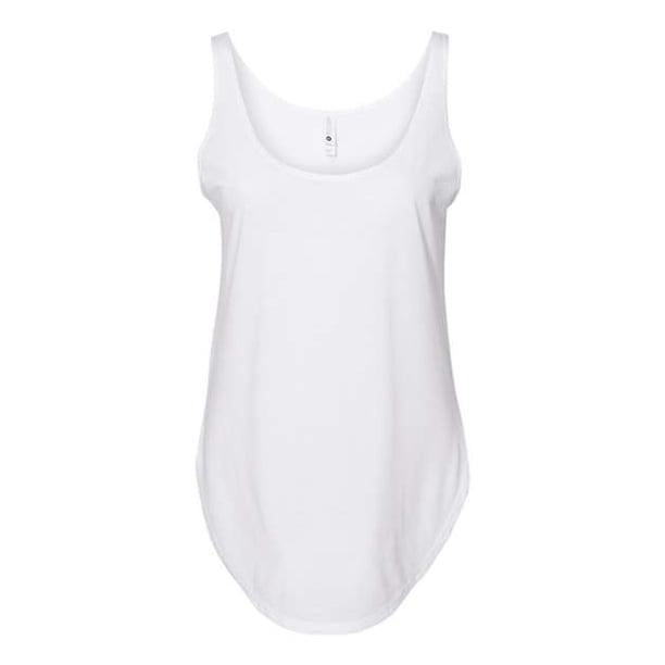 Next Level Camiseta sin Mangas de Festival para Mujer - Blanco, S Ropa de siguiente nivel 5033