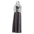 thumbnail image 1 of facefd 28 Pieces Keychain Charms Creative Delicate Keyring Pendant Tassels Simple Handbag Decor Tassel Craft Decoration DIY Accessory Dark grey, 1 of 4